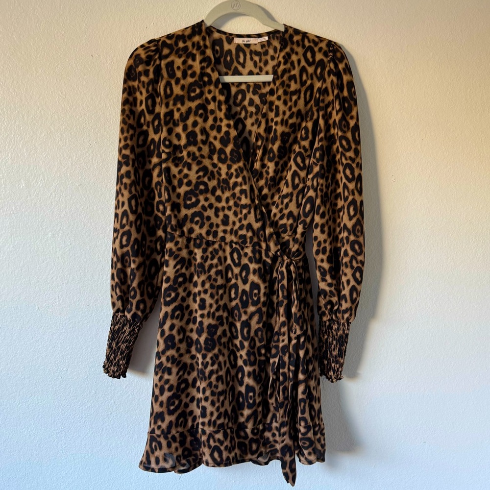 FRANCESCA’S long sleeve wrap dress